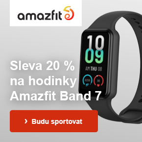 20% sleva na hodinky Amazfit Band 7