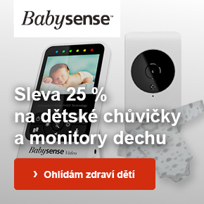 Babysense - 25% sleva na dětské chůvičky a monitory dechu