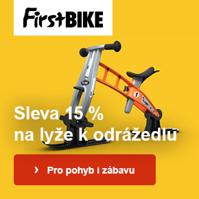 FirstBIKE - 15% sleva na lyže k odrážedlu