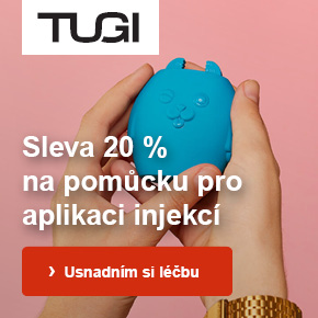 TUGI - sleva 20 % na nákup TUGI - unikátní inovativní pomůcky pro usnadnění aplikace předplněných injekčních stříkaček