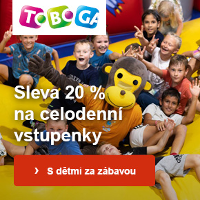 TOBOGA - 20% sleva na celodenní vstupenku do zábavních parků