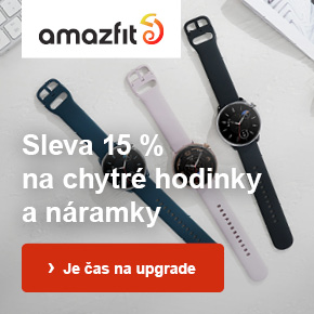 15% sleva na chytré hodinky a fitness náramky Amazfit