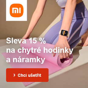 15% sleva na chytré hodinky a fitness náramky Xiaomi